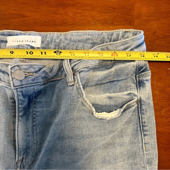 RISEN Los Angeles Women’s High Waisted, Cuffed Baggy Jeans, size 2XL (18) - Picture 8 of 10